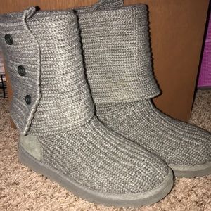 Grey UGG boots